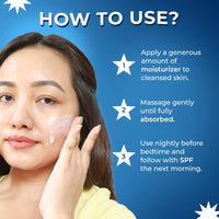 Moody 7D Hydro Burst Moisture Magnet Night Cream with Hyaluronic Acid | Repairs Dark spot, Blemishes, & Wrinkles | Paraben Free | Lightweight, Quick-Absorbing, Non-Sticky Moisturizer, 30ml