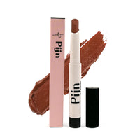 Pijn Luxe Comfy Matt Lipstick Nude Brown | 12HR Long-Lasting, Smudge-Proof & Waterproof | Lightweight, Smooth Matte Finish With Vitamin E & Lip Repair | Lipstick for Women