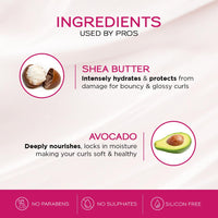 Livon Style Pro Curl Cream for curly, coily & wavy hair | | Curl defining cream for Intense Hydration & Nourishment | Leave in cream with Shea Butter & Avocado | 100ml