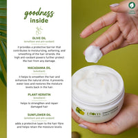 Plum Olive & Macadamia Mega Moisturizing Hair Mask, 250ml