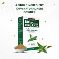 INDUS VALLEY Organic Bhringraj Powder | Eclipta Alba For Hair, 100G,Multi