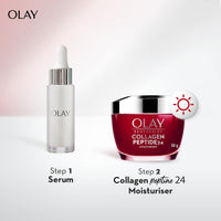 Olay Collagen Peptide Face Cream | Smooth and Plump Skin | With Collagen and Niacinamide l Normal, Oily, Dry & Combination Skin l Paraben & Sulphate free | 50g