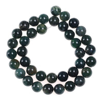 Natural Stone Beads 8mm Aquatic Agate Gemstone Round Loose Beads Crystal Energy Stone Healing Power for Jewelry Making DIY,1 Strand 15