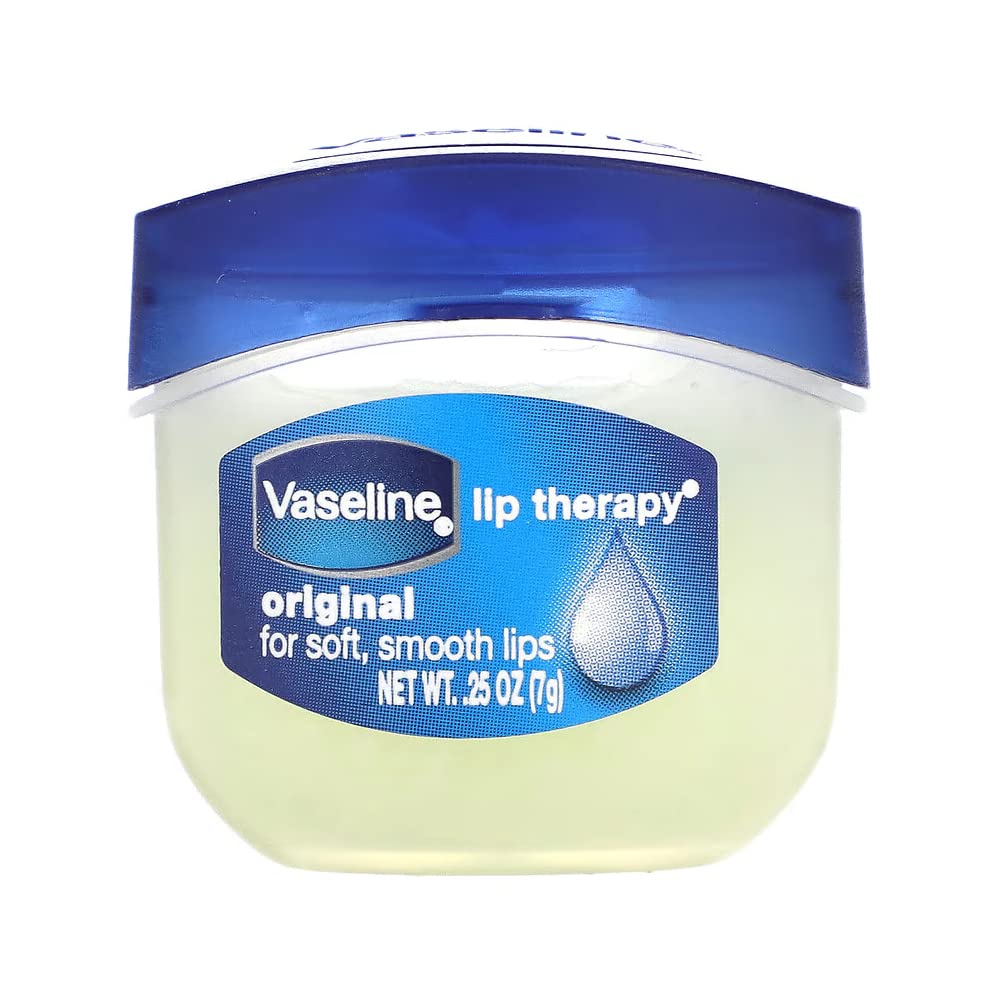 Vaseline Original Lip Therapy Lip Balm For Soft, Smooth Lips 7G (Product Of Usa), White