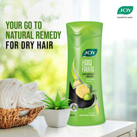 Joy Hair Fruits Hair Dryness Control Conditioning Shampoo Enriched with Lemon & Olives, 340 ml