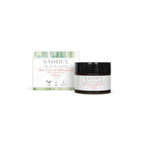 Sadhev's Aloe Vera & Saffron Face Gel with Hyaluronic Acid For Hydrating, Suitable for All Skin Type, Paraben & Sulphate Free - 50 g - (Pack of 1)