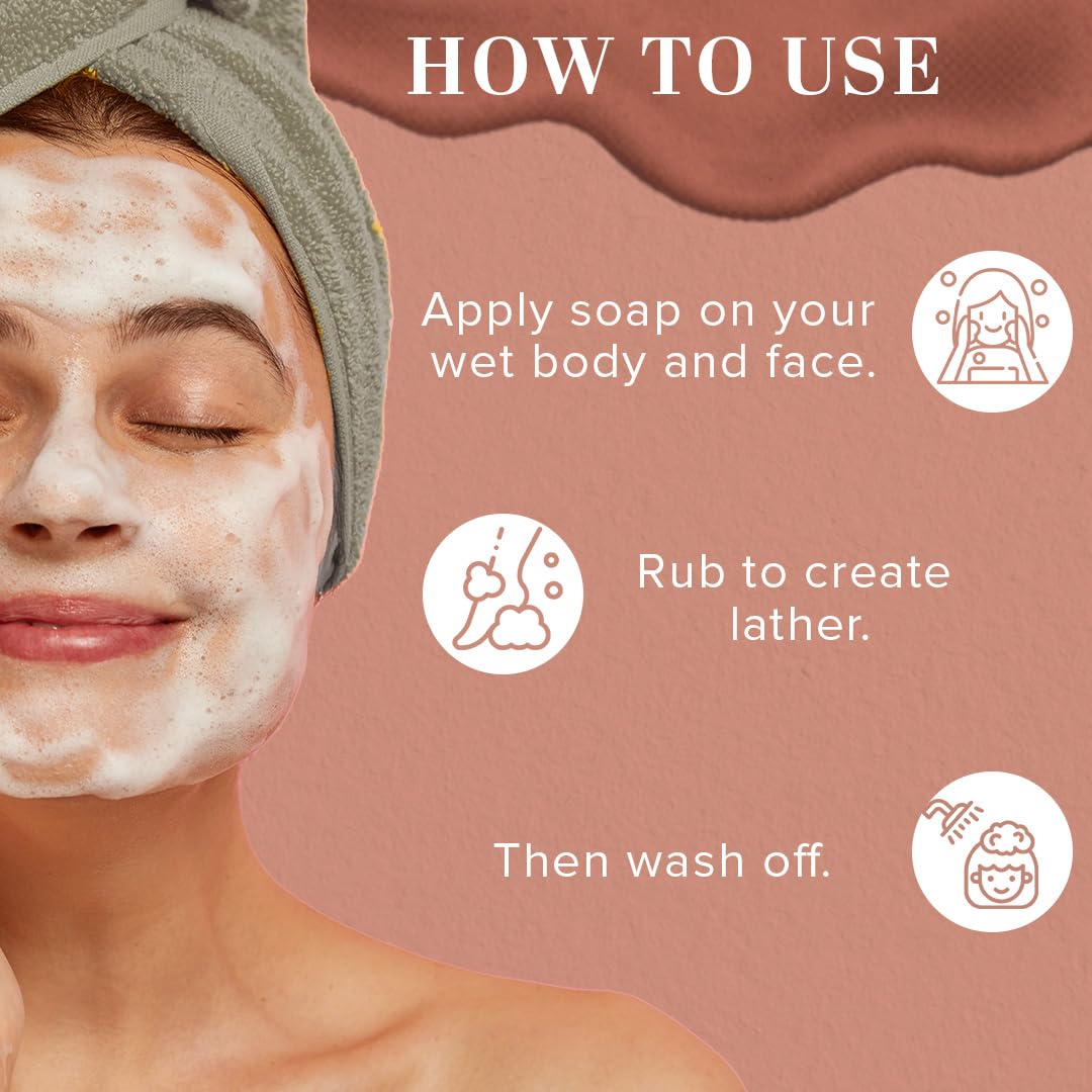 Khadi Natural Woody Sandal & Honey Soap| Even Outs Skin Tone| Makes Skin Glow | Suitable for All Skin | Pack of 3 | (100 * 3) (300 gm)