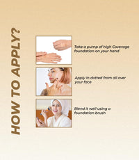 Lakyou Beauty High Coverage Foundation | Lightweight Waterproof Base Makeup | Weightless Matte Effect | Long-Lasting Silky Smooth Finish | 60ml (04(Natural Nude), 60ml)