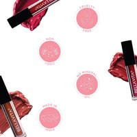 BELLAVITA Kiss-Proof Liquid Lipstick | 3.8 ml | 18-hr Stay | Transferproof Lipstick | Long Lasting | Ultra Matte Finish | Intense Moisturisation | Waterproof Liquid Lipsticks for Women | Wine Stain