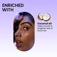 FAE Beauty 2-in-1 Volumising Mascara & Brow Gel | Lengthening & Buildable Formula | Easy To Remove | For All Genders | For Lashes & Brows | Vegan (Jet Black)
