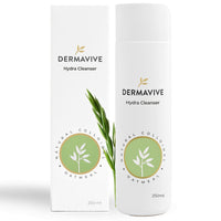 Dermavive Hydra Cleanser - Non-Irritating Facial and Skin Cleanser, | pH Balanced, Softens and Hydrates Sensitive Skin, 250ml