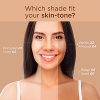 ZM Game Face on Liquid Foundation 12hour Long-lasting | Smudge-Proof | Transfer Proof | SPF 25 (Ivory)