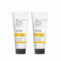 Deconstruct Brightening Face Cream | 5% Niacinamide + 1% Kojic Acid + 5%VitaminC + VitaminE | For Dark Spots and Uneven Skin Tone | 50 gm each | Pack of 2