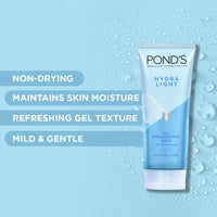 POND's Hydra Light hyaluronic acid hydrating gel facewash hydrate and glow 100g