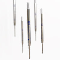 Capless Gel Ballpoint Refill to Fit Parker Ballpoint Pens, Fine Point, Blue Black, 2 per Pack (P422BB) Blue and Black