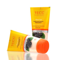 VLCC Anti Tan Skin Lightening Face Wash-150Ml X 2 (300Ml)| With Mulberry & Orange Peel Extract | Anti Tan and Brightening Sun Screen with Broad Spectrum Protection| Removes tan, spots and dullness