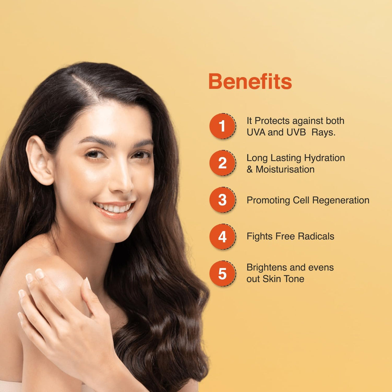 Glamacious Light & Brightening Moisturiser with Sunscreen SPF 30+++(50ml) | Enhanced Vit E and Shea Butter | UVA/UVB protection | Boosted Sodium Ascorbyl Phosphate | No Sulphate & Paraben