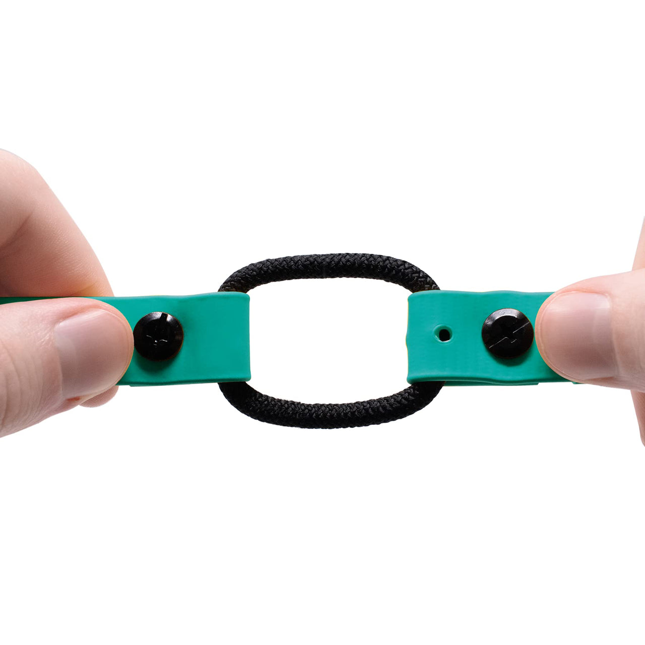 Educator Quick Snap Bungee Dog Collar, Biothane, Waterproof, Odorproof, Easy Connect and Disconnect Clasp and D Ring with Comfort Bungee Loop, Adjustable for Custom Fit, 3/4-Inch, Teal 3/4" Wide Fits 300, 400, 500, 900 Series