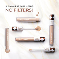 Just Herbs Full Cover Filter Finish Under Eye Light Weighted Matte Finish Concealer for Face Makeup 5 ml (Sand)
