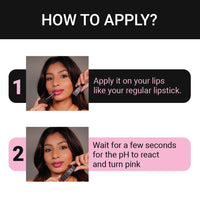 Iba Must Have Black to Pink PH Lipstick, 3.5g | Moisturizing & Long Lasting | Glossy Finish | Enriched with Vitamin E & Argan | Halal Certified & Vegan Makeup