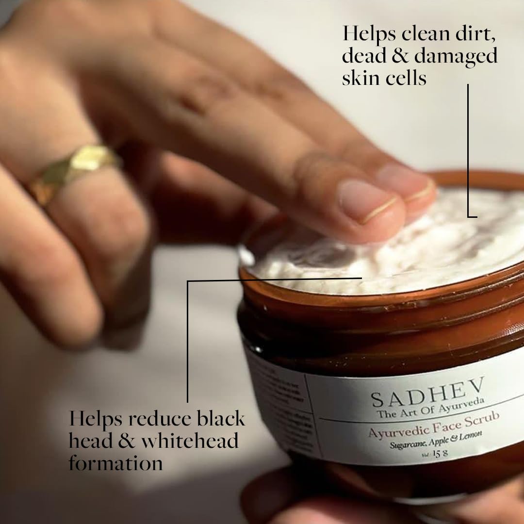 Sadhev Ayurvedic Face Scrub - 15gm