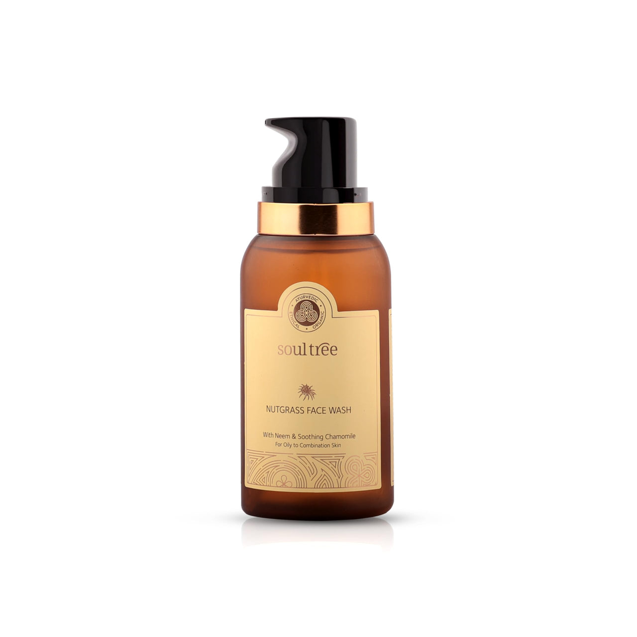 SoulTree Nutgrass Face Wash With Neem & Chamomile | For Oily To Combination Skin - 120ml