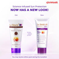 La Shield Lite SPF 50 PA+++ Mineral Sunscreen Gel | Skin brightening in 3 Weeks| No White cast | Broad spectrum | Oil-free | PA +++ | Dermatologist Prescribed | All Skin types | 50g