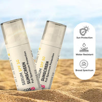 Cos-IQ Sunscreen SPF 50 Serum, PA++++ | For Oily, Dry, Acne-prone Skin |Ultra Lightweight Texture |Non-Greasy |No White Cast |Broad Spectrum Protection & Blue Light Protection | For Men & Women | 30ml