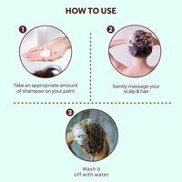 INDUS VALLEY Bio Organic Natural Growout Shampoo Toxic Chemical-free with Growout Hair Oil for Hair Growth- (200ml +100ml= 300ml)