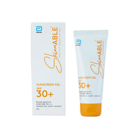 Skinnable Abbott Sunscreen Gel Spf 30+,Uva/Uvb Protection,Pa+++,Matte Finish,Non Whitening,Water Resistant,Non Comedogenic,Sunscreen For Oily,Dry,Combination,Sensitive Skin For Women&Men 50G