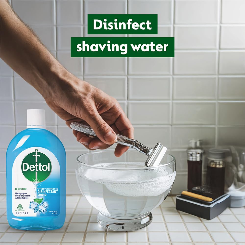 Dettol Liquid Disinfectant for Personal Hygiene, Surface Disinfection, Floor Cleaner (Menthol Cool, 550ml)