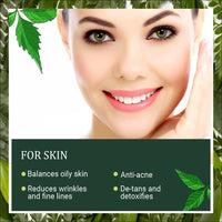 INDUS VALLEY Neem Leaf Powder | Organic Azadirachta indica With Sandalwood Face Pack Powder- 100% Organic, Natural And Pure For Skin And Hair Care (100g+200g=300g)