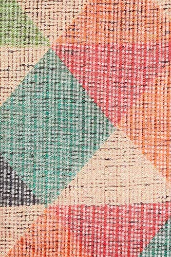 Womanista Women's  Printed Cotton Blend Saree with Pom