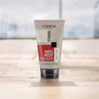 L'Oreal Paris Studio Line Natural Clear Gel Normal Strength 150ml (Matt & Messy No. 8)