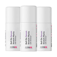 Cos-IQ Stretch Marks Removal Roll-On Serum (Pack of 3 X 40ml Each) | with Striover | Scar Removal | Uneven Skin Tone | All Skin Types | 120ml