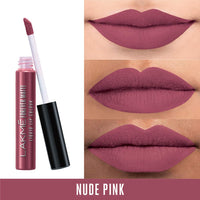 Lakmé Forever Matte Liquid Lip Color, Red Sangria, 5.6 ml and Forever Matte Liquid Lip Colour, Nude Pink, 5.6 ml, Matte Finish
