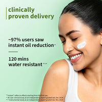 Plum Green Tea & Zinc Super-Matte Gel Sunscreen SPF 50 PA ++++ | Formulated for Oily, Combination and Acne Prone Skin | Protects & Controls Oil | Lightweight, No White Cast & Non-Sticky | Vegan | 50 g