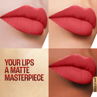 Lakmé 9To5 Powerplay Priming Matte Lipstick, Lasts 16Hrs, Peachy Affair, 3.6G