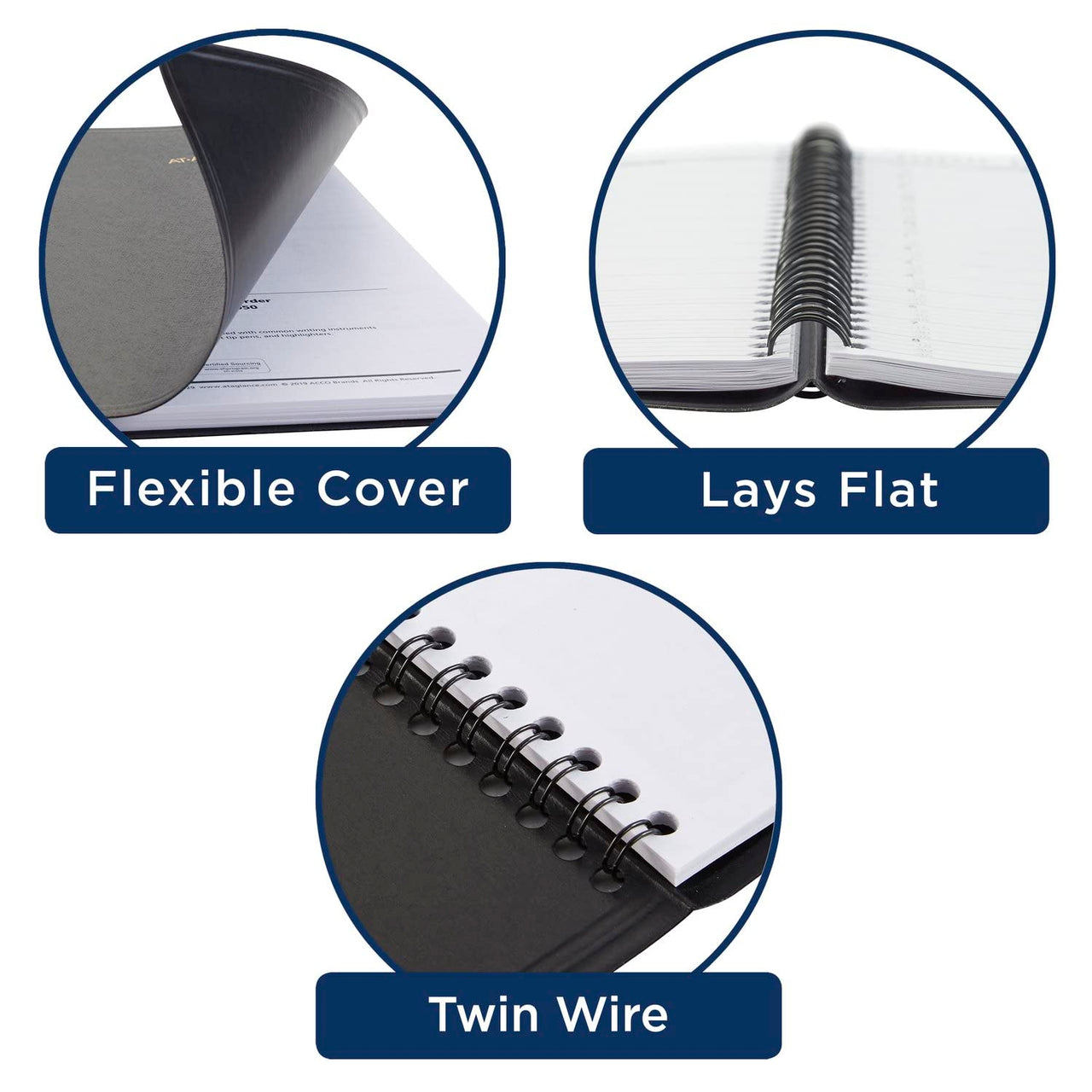 AT-A-GLANCE 2024 Daily Planner, DayMinder, Quarter-Hourly Appointment Book, 5" x 8", Small, Black (G1000024) 2024 New Edition