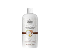Herbs & Hills Coconut Hair Oil 300ml | Coconut Milk and AnaGain for Strong & Shiny Hair | Oil For Hair Fall, Strength, Damage, Thinning | Healthy, Nourished Hair