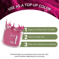 paradyes Top-Up Semi-Permanent Carola Pink Diy Conditioner Based Hair Colour, 120 Gm,All,Unscented,1 Count