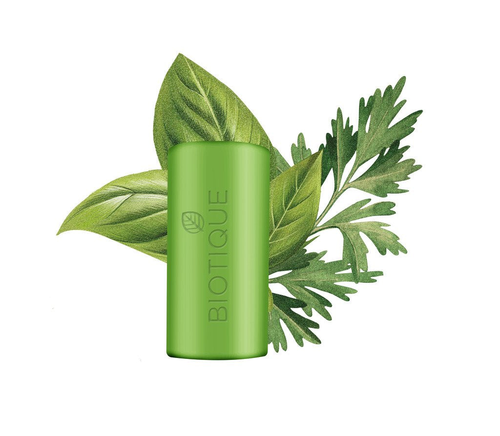 Biotique Basil & Parsley Revitalizing Bathing Bar| Ayurvedic and Organically Pure| Maintains Skin’s Natural pH |100% Botanical Extracts| Suitable for All Skin Types | 150gm