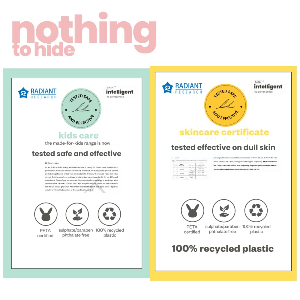 Tuco Kids BathTime Gift Pack with Aloe Vera Body Lotion, Tulsi Shower Gel & Almond Oil Shampoo | 100ml each | Pack Of 3