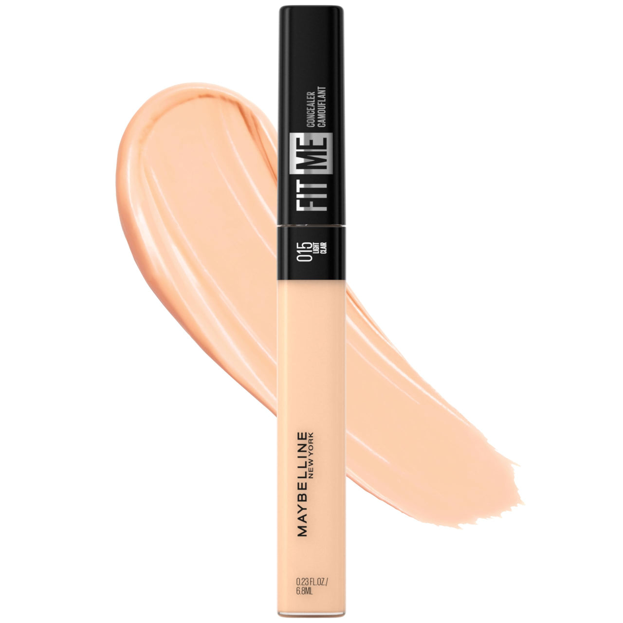 Maybelline New York Fit Me Concealer, Matte 10 Light Coverage, 6.8Ml And New York Fit Me Concealer Cream For Acne Prone,20?? Sand, 6.8Ml, 2 Count