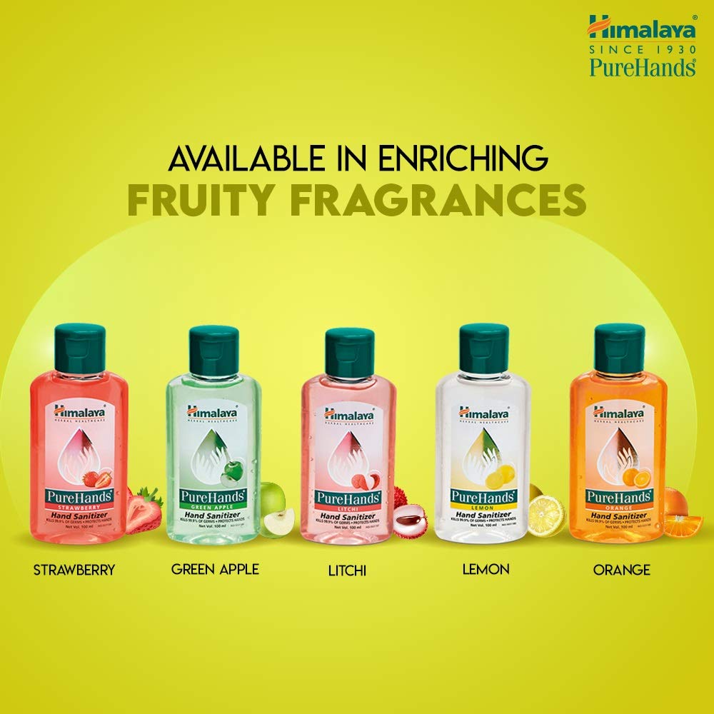 Himalaya Pure Hands | Hand Sanitizer - 500 ml (Lemon) (Packaging may vary)