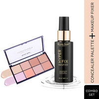 Seven Seas Light weight, Makeup Fixer, | Contour Concealer Palette with | Full Coverage | face makeup (Combo set) (Skin)