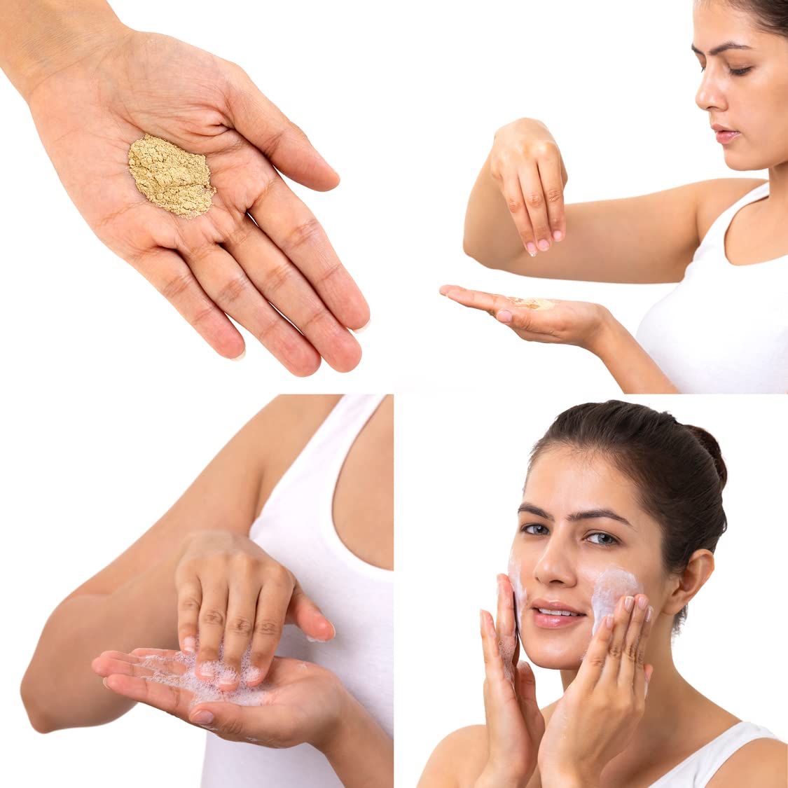 Brillare Neem Face Wash | for Acne & Pimples | with Bergamot for Clear Skin| 30g & Brillare Vitamin C Face Wash| 30g Combo