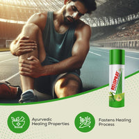 RELISPRAY Instant Pain Relief | Purely Ayurvedic Spray | Unique Pain relieving Technology for - Elbow pain, Backache, Knee pain, Muscle pain, Tired feet, Ankle sprain | Keeps pain away longer | Over 475 Spray | 95g