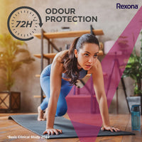 Rexona Powder Dry Underarm Roll On Deodorant For Women, Antiperspirant, Removes Odour, Keeps Skin Fresh & Clean, Alcohol Free, Skin Friendly, 50 ml