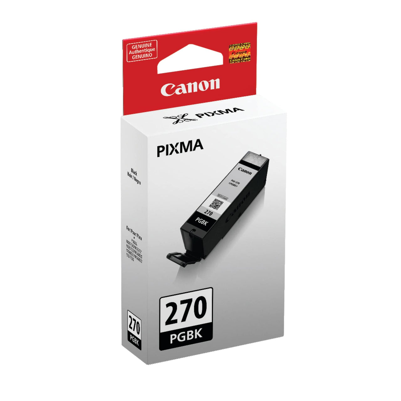 Canon PGI-270 PGBK Compatible to TS5020,TS6020,TS8020,TS9020 Printers Pigment Black 1 Count (Pack of 1) Ink